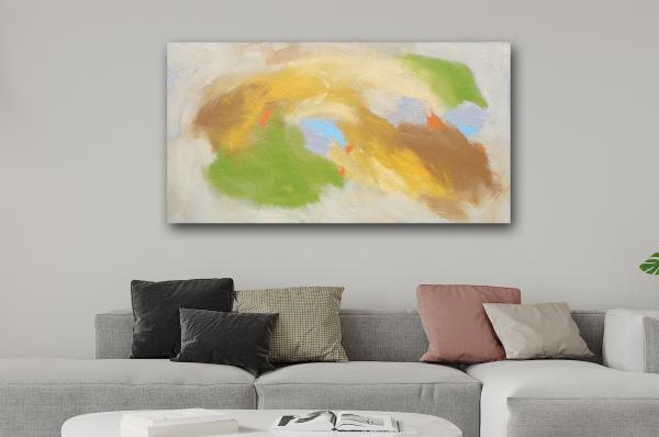 Abstrakte XXL Malerei mit Strukturen- peggy liebenow